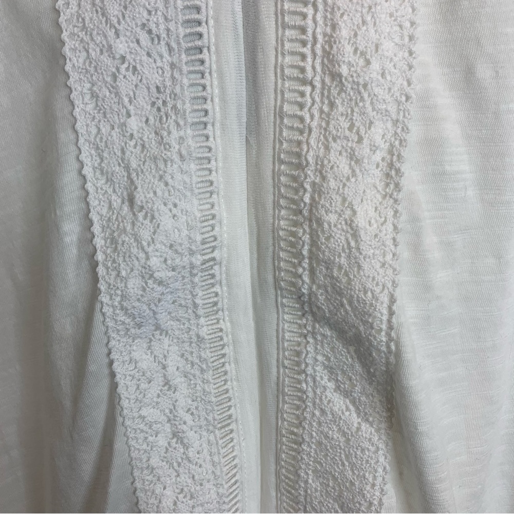 Neon Buddha Through The Looking Glass Long Sleeve Tunic Shirt- White - Picture 4 of 7